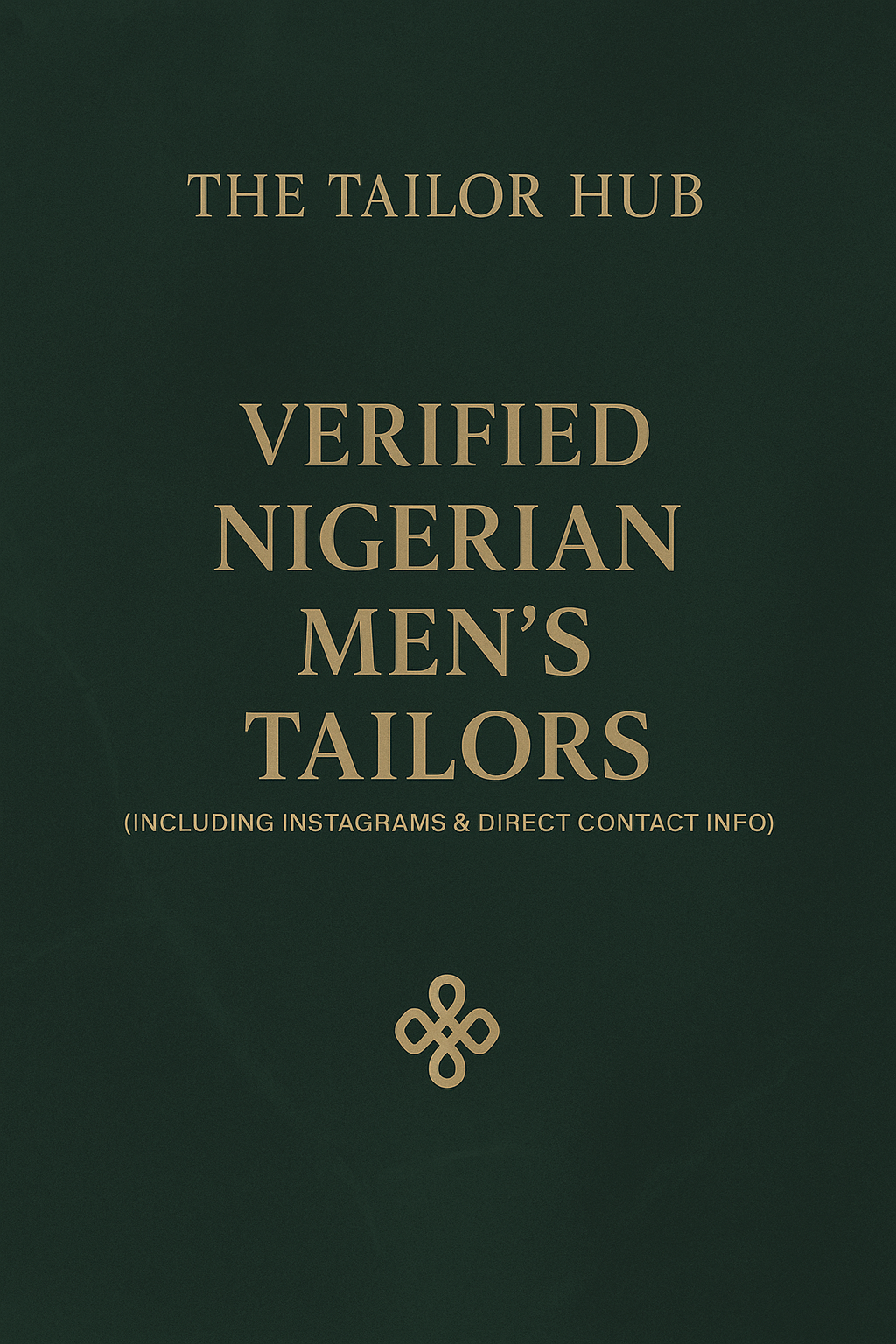 40 NIGERIAN MEN'S Vendor & Tailor Directory & Contact info (2025 Edition)🇳🇬