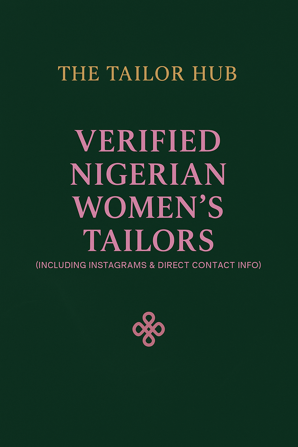 80 NIGERIAN WOMEN'S Vendor & Tailor Directory & Contact info (2025 Edition) 🇳🇬