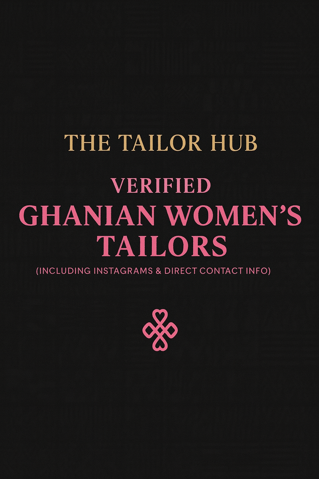 50 GHANA WOMEN'S Vendor & Tailor Directory & Contact info (2025 Edition)š¬š
