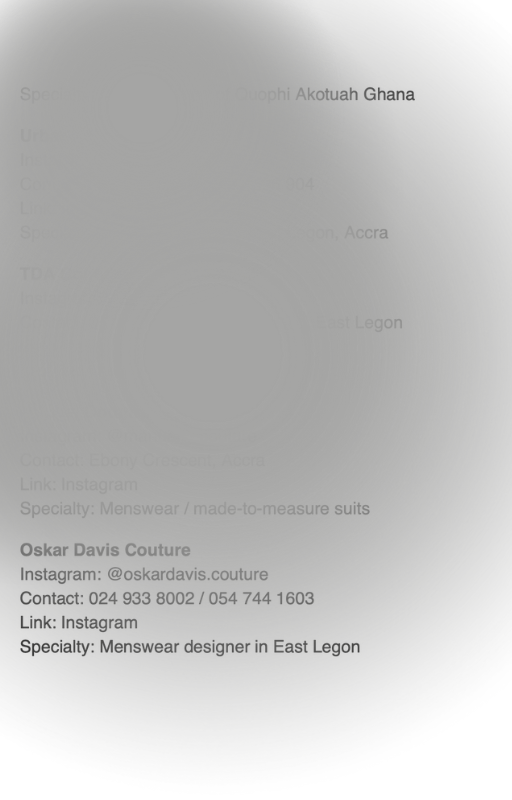 40 GHANA MEN'S Vendor Directory & Contact info (2025 Edition) š¬š