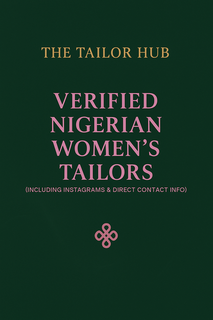 80 NIGERIAN WOMEN'S Vendor & Tailor Directory & Contact info (2025 Edition) 🇳🇬
