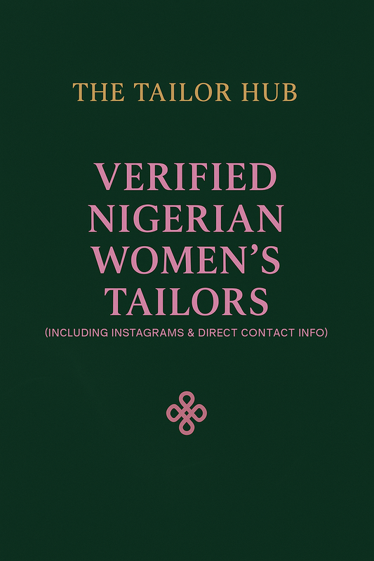 80 NIGERIAN WOMEN'S Vendor & Tailor Directory & Contact info (2025 Edition) 🇳🇬