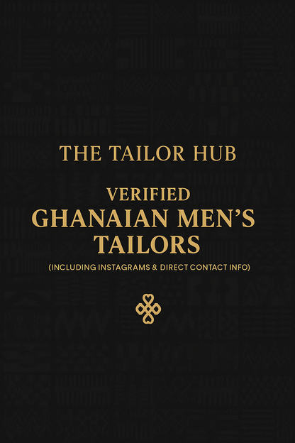 40 GHANA MEN'S Vendor Directory & Contact info (2025 Edition) 🇬🇭